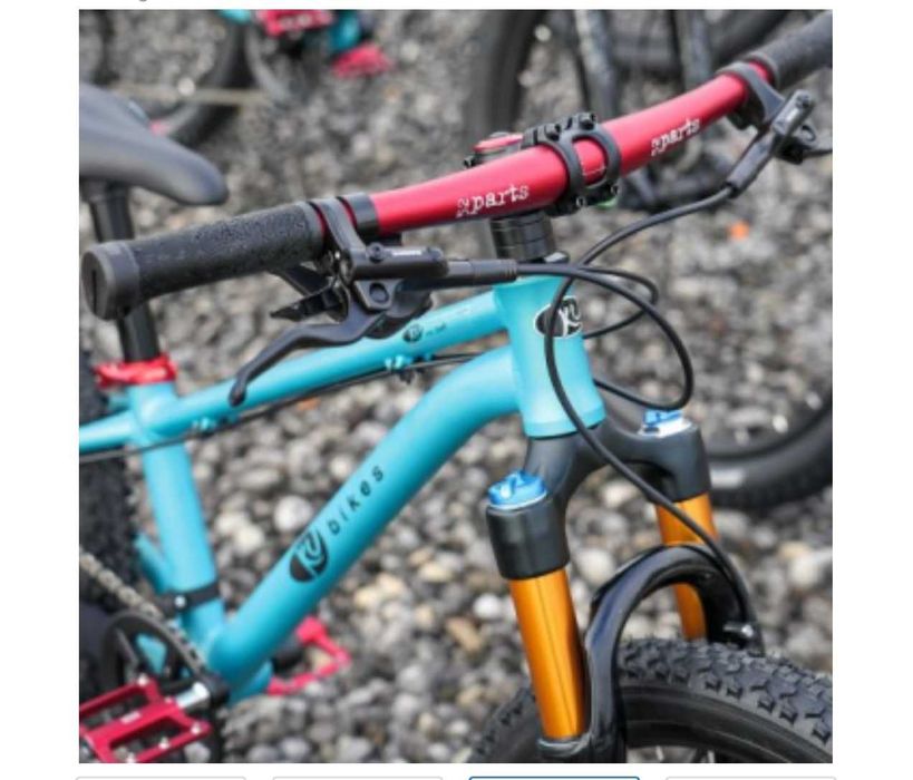 Rower dziecięcy MTB górski KUBIKES 20s laser Red disc amor 9.1 kg 2025
