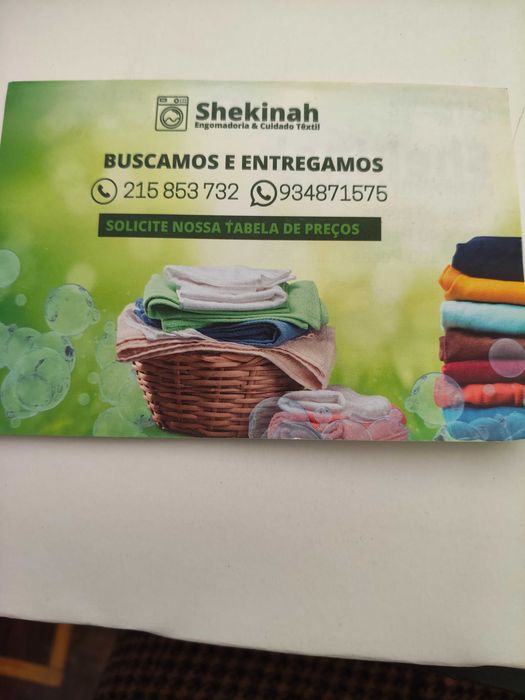 Shekinah lavandaria e cuidados textil