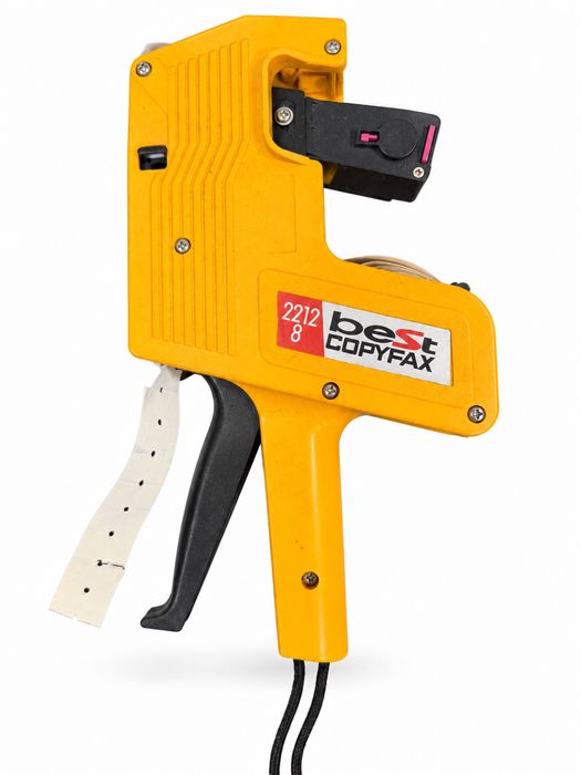 Metkownica ręczna BEST Copyfax 2212/8, jednorzędowa, do etykiet 22 × 12 mm