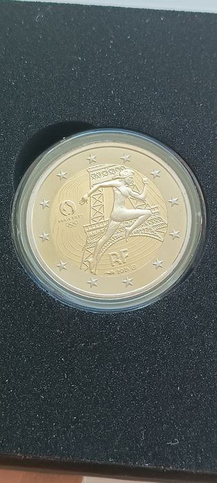 2 euros  2021 Proof jogos Olimpicos France 2024