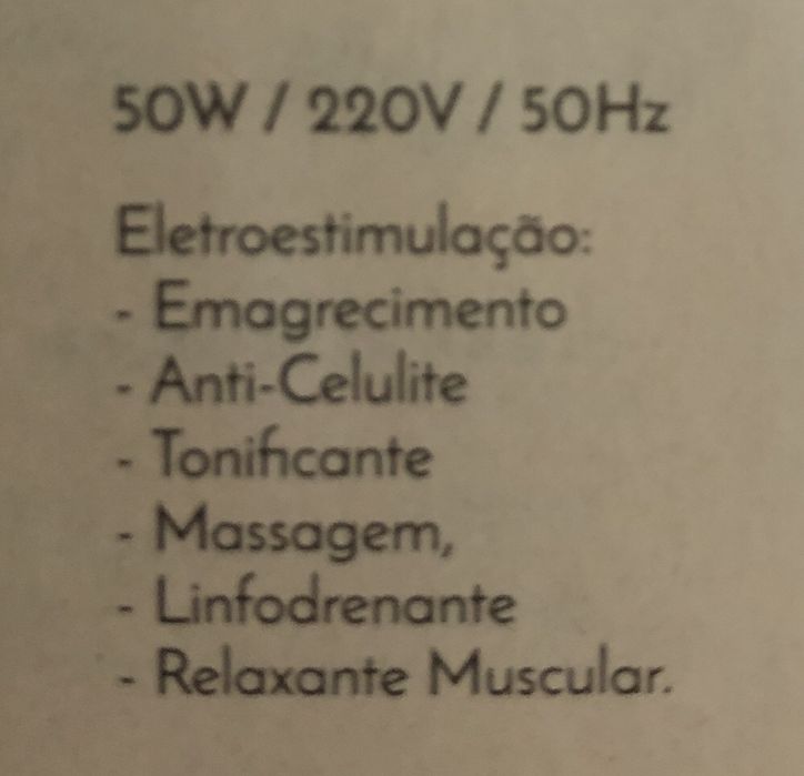 Eletroestimulação - Ginástica Passiva