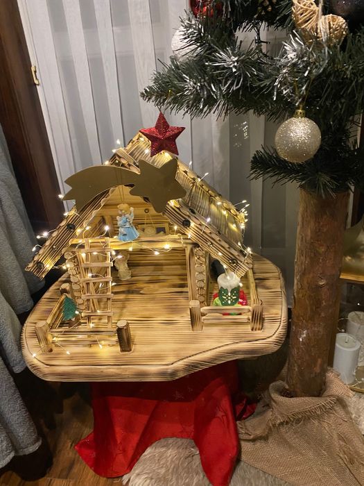 Szopki bożonarodzeniowe z figurkami