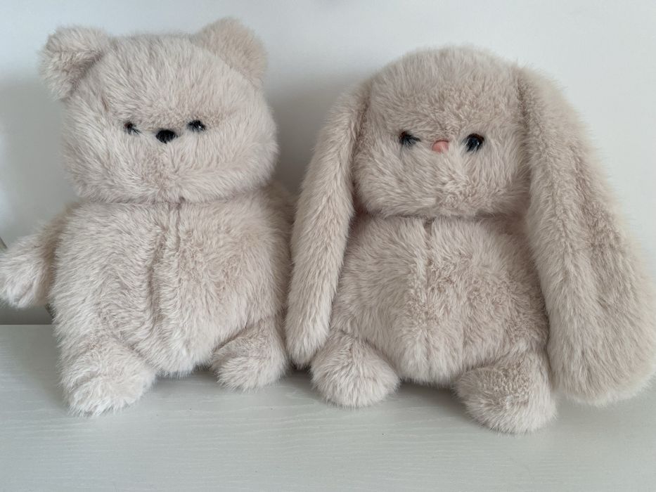 Pluszaki 2 sztuki maskotki krópiczek i miś