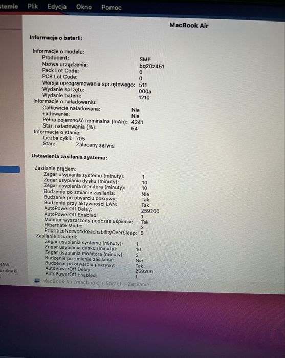 Laptop Apple MacBook Air 13,3”