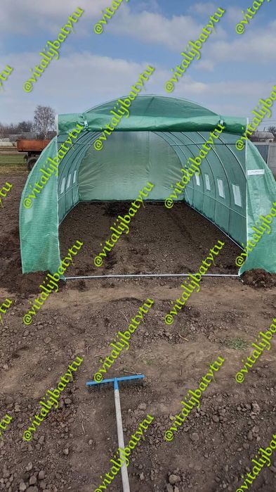 Теплиця садова 18м2 3х6м парник для городу дому дачі з вікнами