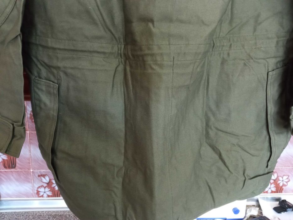 Casaco militar antigo M64 Exército Belga vintage verde tropa OD