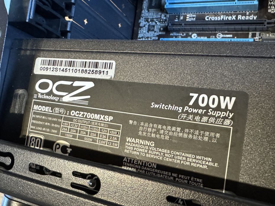 Komputer PC na części (16GB ram/ GTX/ 700w)