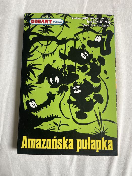 Komiks gigant poleca ,,amazońska pułapka’’