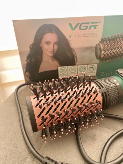Фен-щітка браш стайлел VGR V-498 Green