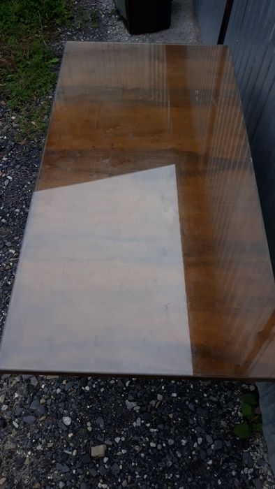 Ławo-stół- PRL-u.
