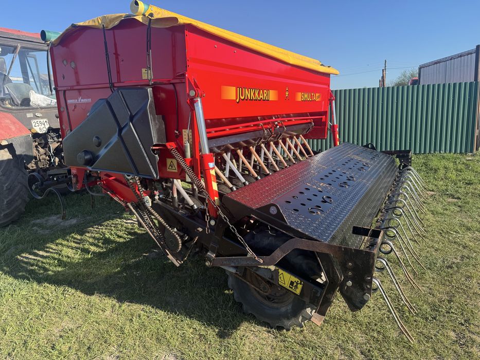 Сівалка Зернова Дискова 3-метри Simulta Junkkari 3000T як Vaderstad