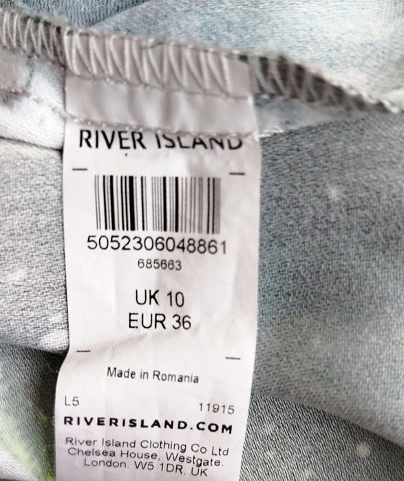 River Island S-M Трендова сукня на запах деловое платье девочке