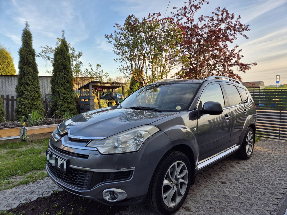 Citroen C-Crosser 4x4, 174 tyś  przebieg, oryginalny lakier, xenon, skóra, hak - zamiana