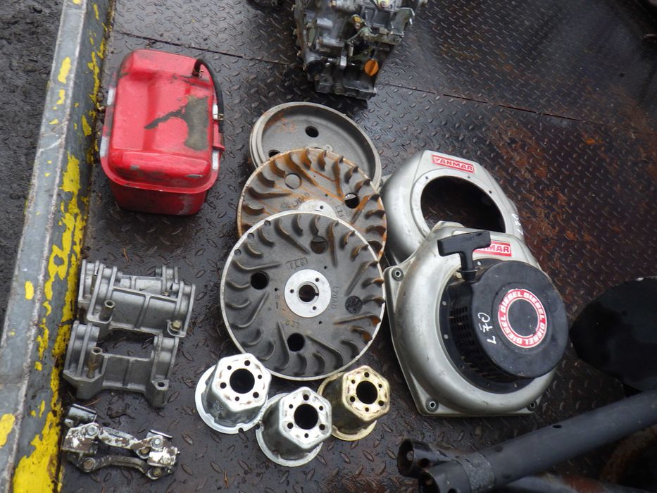 Japoński Silnik jednocylindrowy Yanmar L 70 Diesel -Czesci Hydraulika