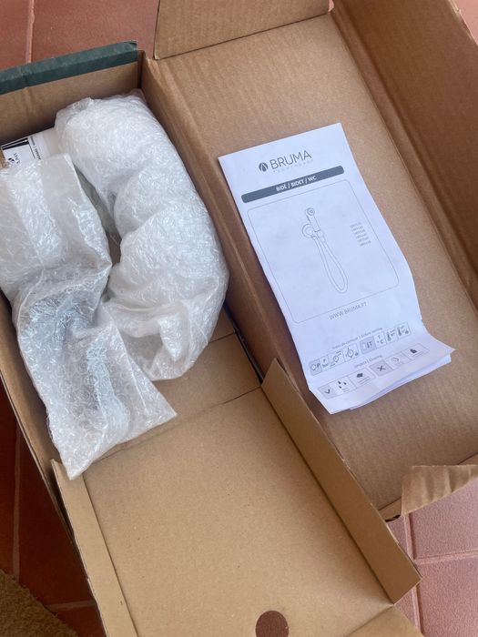 Misturadora para bidé WC, abertura 180º. Chuveiro em latão – Bruma