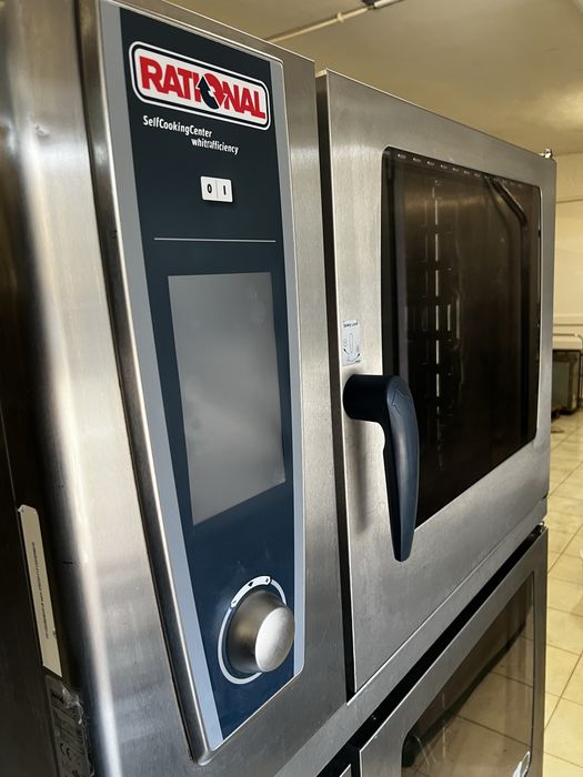 Piec konwekcyjno parowy RATIONAL SCC WE DUO 62. 24 Blachy. Piekarnik.