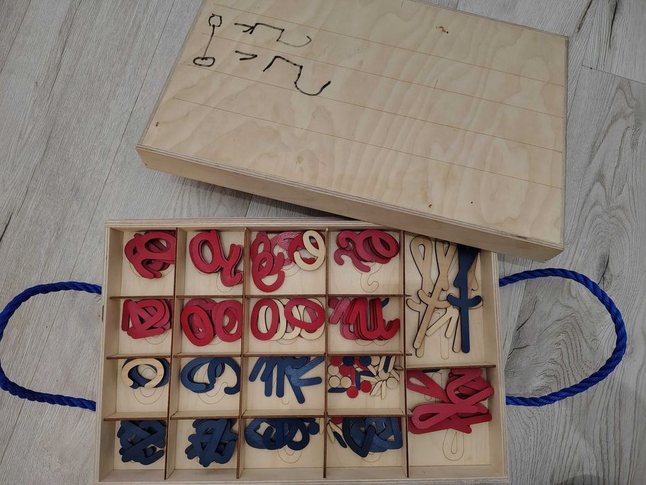 Montessori alfabet pisany KUIKI