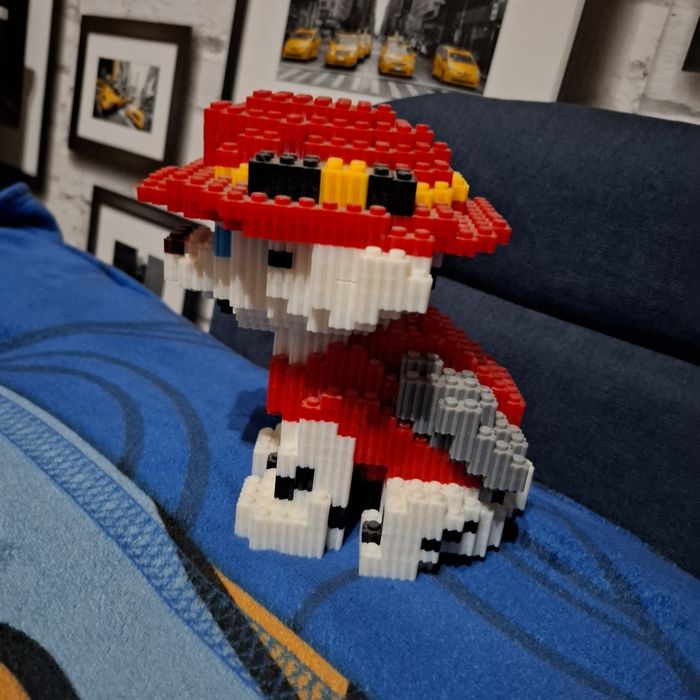 Klocki paw patrol duża figurka Marshall