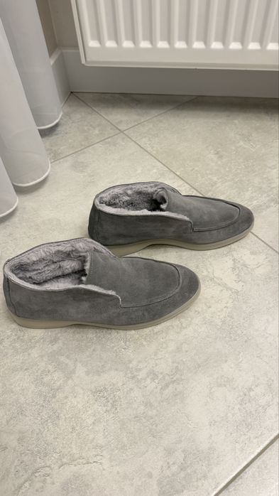 Теплі зимові сліпони/черевики/лофери