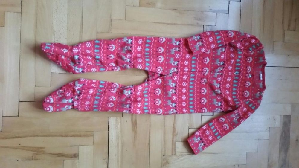 Piżamka polarowa zimowa F&F roz 18-24 miesiące