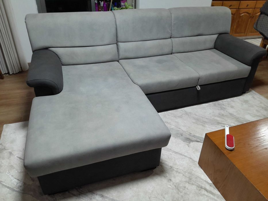 Sofá chaise long com apenas 1 ano