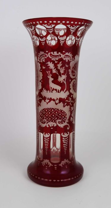 Jarra em vidro Bohemian - 21 cm