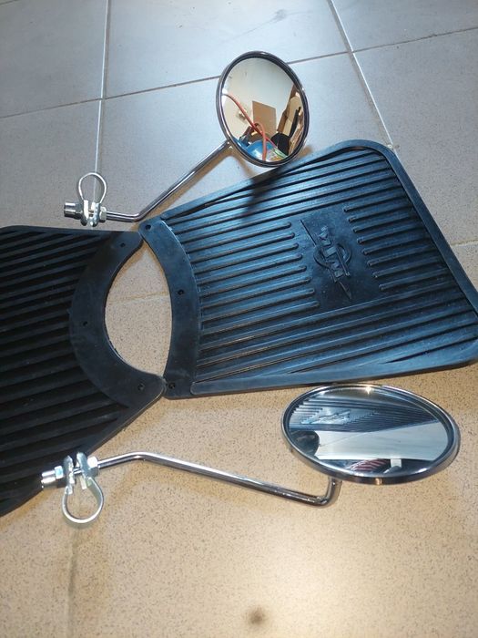 Nowy zestaw lusterka+chlapacze błotników wsk125 175