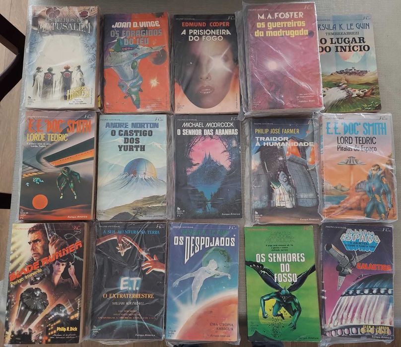 Livros ficção cientifica - Europa América