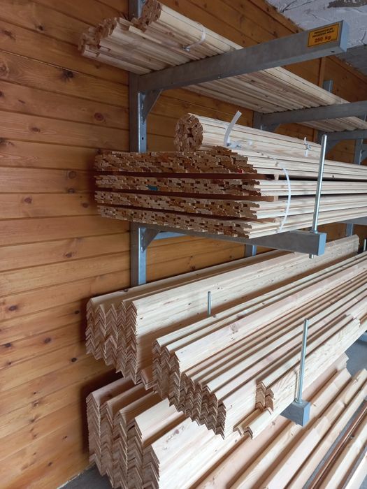 PRODUCENT deski elewacyjne, szalówka pół-bal gr. 24 mm sosna/Świerk