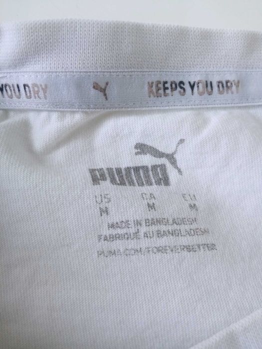 Puma biały męski T Shirt koszulka r M