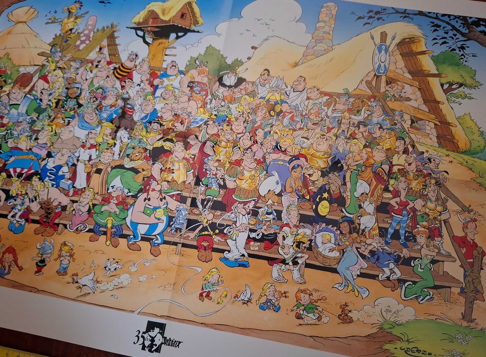 Poster Asterix. Retrato de família
