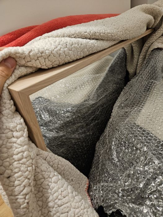 Lustro Ikea Nissedal 65x65 dąb