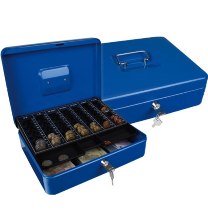 Cofre notas e moedas