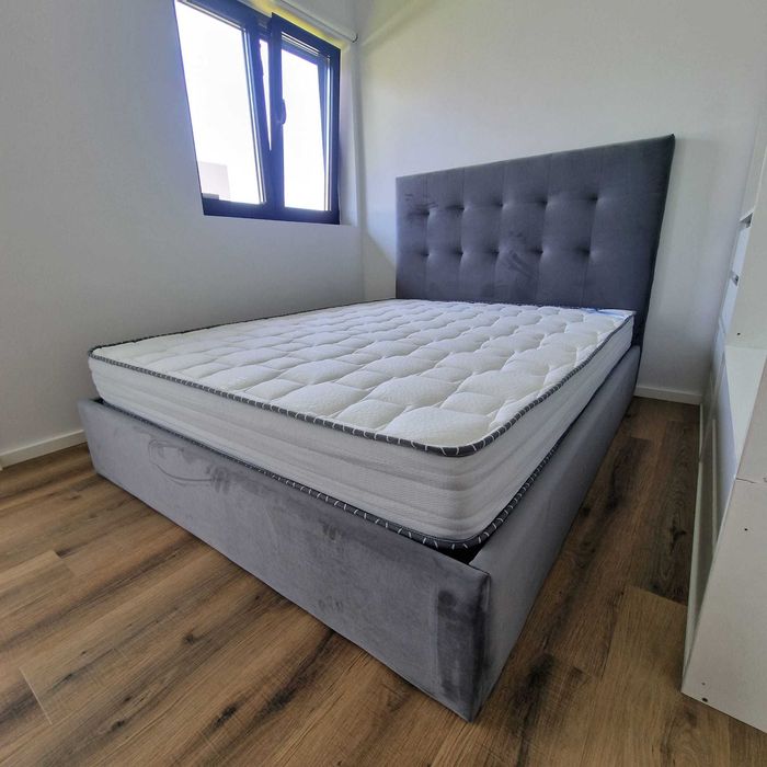 Camas de Casal Estofadas de Luxo 199€ Disp. em Várias Cores! 190x140m!