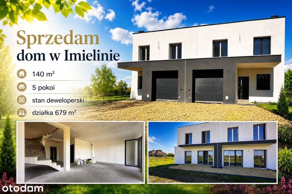 Sprzedam dom ! Imielin - 140 m / 5 pokoi / działka 679 m  Nowa Cena