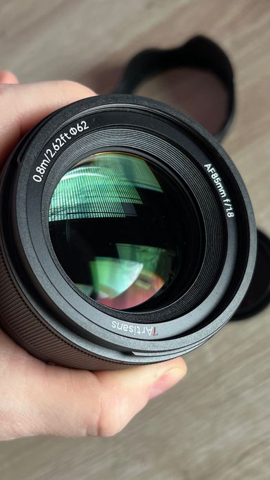 Ідеальний, майже новий Обʼєктив 7artisans 85mm f1,8 Sony full frame + фільтри в подарунок