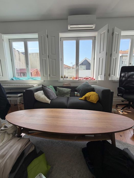 Ikea Wooden Long Coffee Table