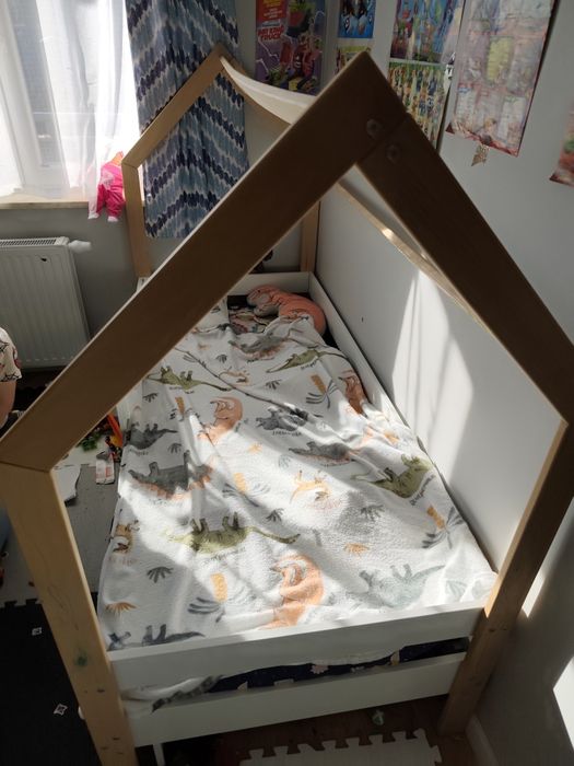 Łóżko dziecięce z materacem wymiar materaca 80 x 180