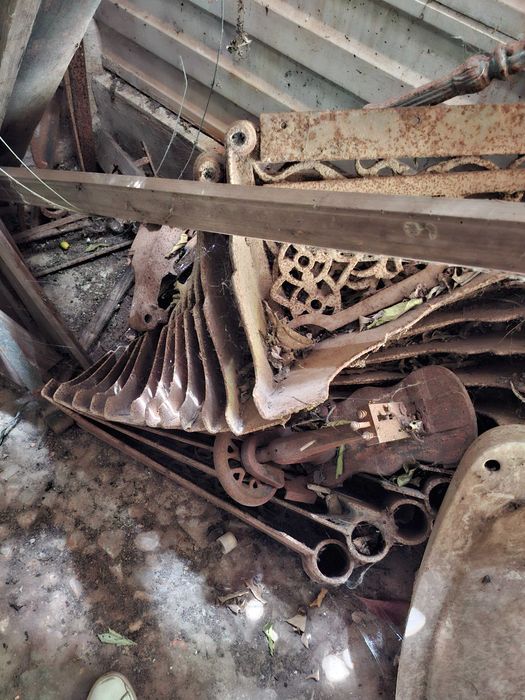 Escadas de ferro trabalhado antigas