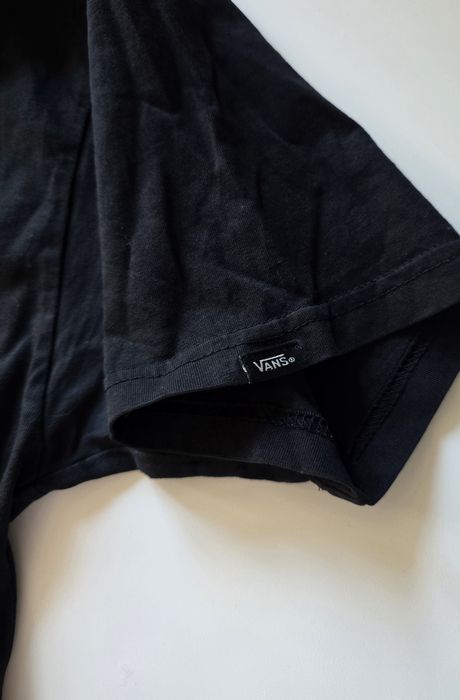 Vans koszulka męska czarna M basic gładka z logo skate