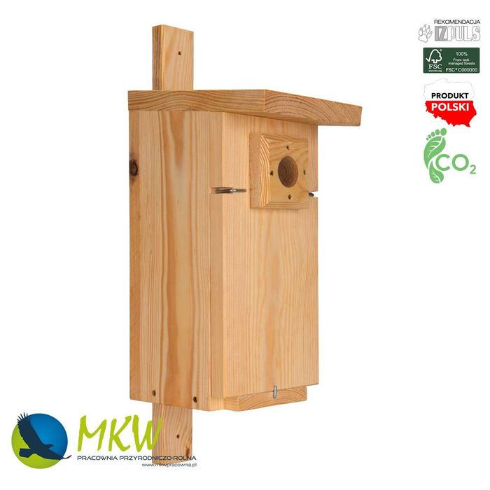 Caixa-ninho para aves modelo A PREMIUM MKW
