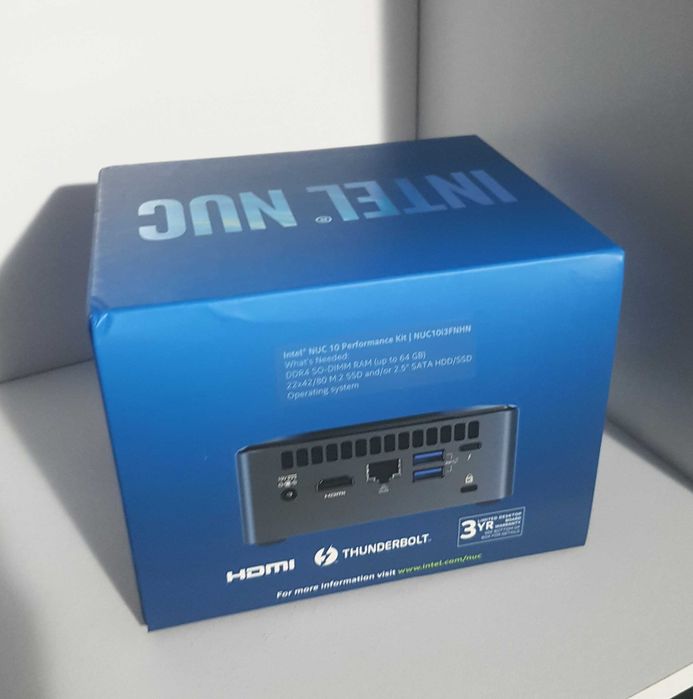 Intel NUC i3-10110U, 16GB DDR4, SSD 256GB, WIN 11