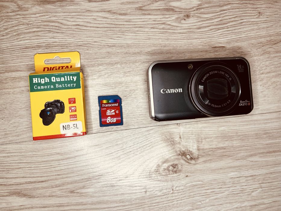 Цифровой фотоаппарат canon powershot sx210is
