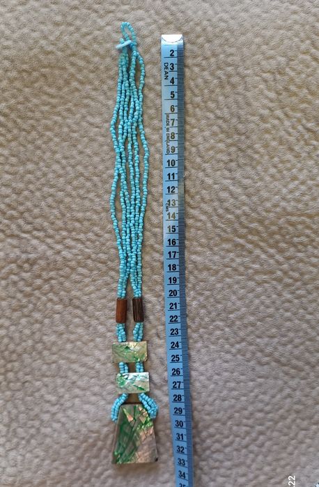 Ожерелье колье из бисера