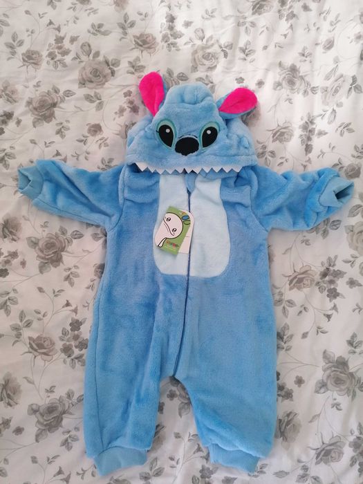 Nowy kombinezon piżama Stitch 70 cm