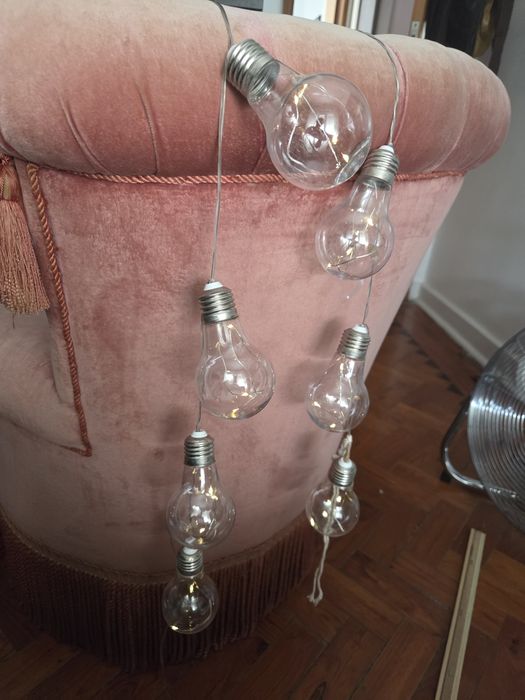 Gambiarra lampadas led a pilha