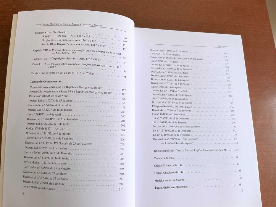 Código do Imposto Municipal de SISA e do Imposto sobre as Sucessões
