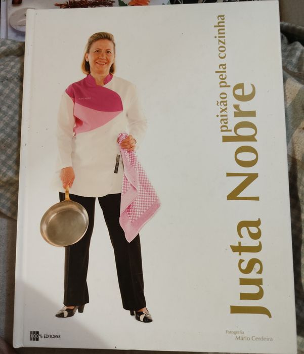 Livro "Justa Nobre - Paixão pela Cozinha" (Como Novo)