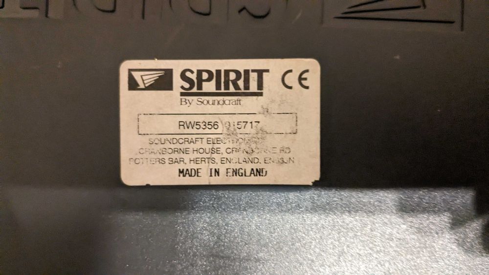 MIKSER AUDIO FOLIO Notepad SPIRIT By Soundcraft RW5354