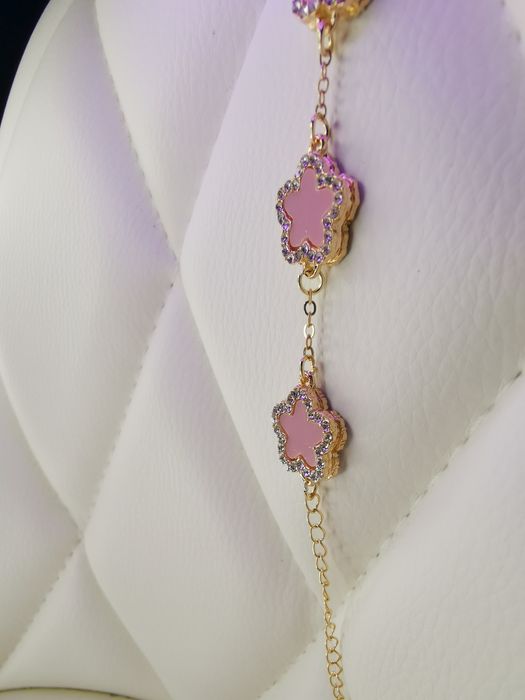 Pulseira Rosa, Elegante em forma de Estrela da Sorte!